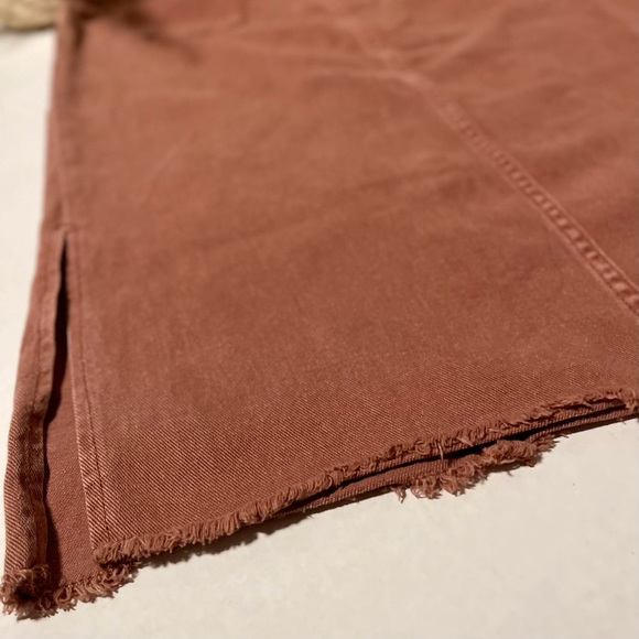 Mustard Seed Medium Burnt Pink Midi Skirt - Picture 7 of 9